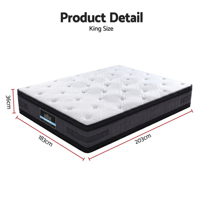 Giselle Bedding 36cm Mattress Cool Gel Memory Foam King