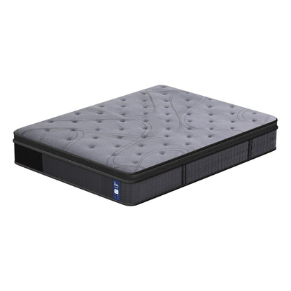 Levitex king Mattress 33 cm 7-Zone Pocket Spring 8.0 Extra Firm with Dual-Row Edge Support & Breathable Knit Cover