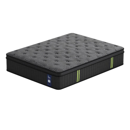 Levitex King Mattress 34 cm 5-Zone Pressure Relief  Pocket Spring with Reinforced Edge Support & Breathable Gel Memory Foam Hybrid Mattress