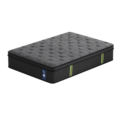 Levitex King Single Mattress 34 cm 5-Zone Pressure Relief  Pocket Spring with Reinforced Edge Support & Breathable Gel Memory Foam Hybrid Mattress