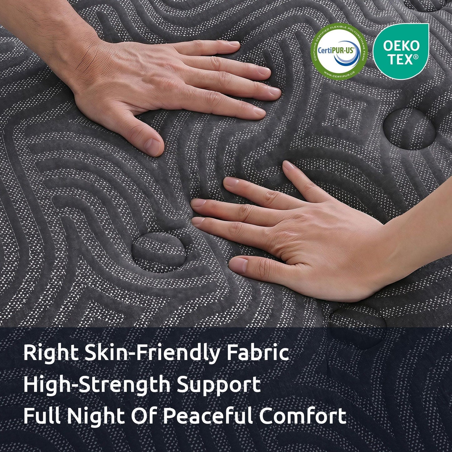 Levitex Queen Mattress 34 cm 5-Zone Pressure Relief  Pocket Spring with Reinforced Edge Support & Breathable Gel Memory Foam Hybrid Mattress