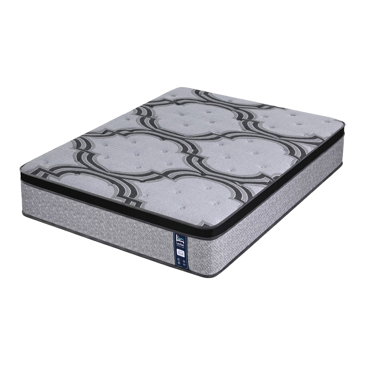 Levitex Double Mattress 34 cm 5-Zone Pocket Spring with Latex & Memory Foam or Extra Lumbar & Shoulder Support