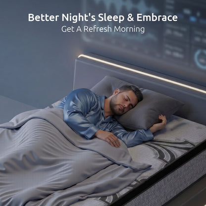 Levitex King Single Mattress 34 cm 5-Zone Pocket Spring with Latex & Memory Foam or Extra Lumbar & Shoulder Support