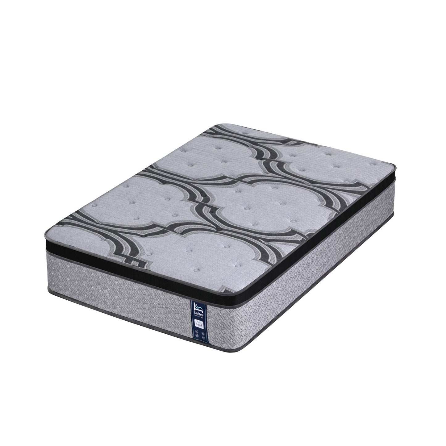 Levitex Single Mattress 34 cm 5-Zone Pocket Spring with Latex & Memory Foam or Extra Lumbar & Shoulder Support