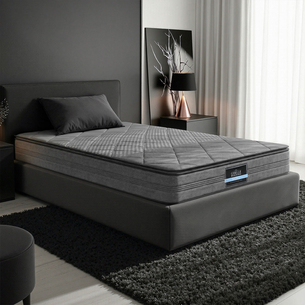 Giselle Bedding 18cm Mattress Pillow Top King Single