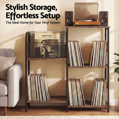 Artiss Record Player Stand with Vinyl Record Storage Turntable Stand