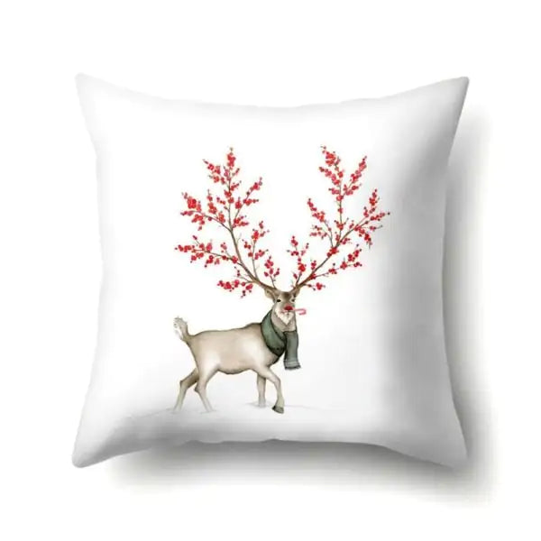 Super Soft Plush Christmas Digital Print Sofa Pillowcase
