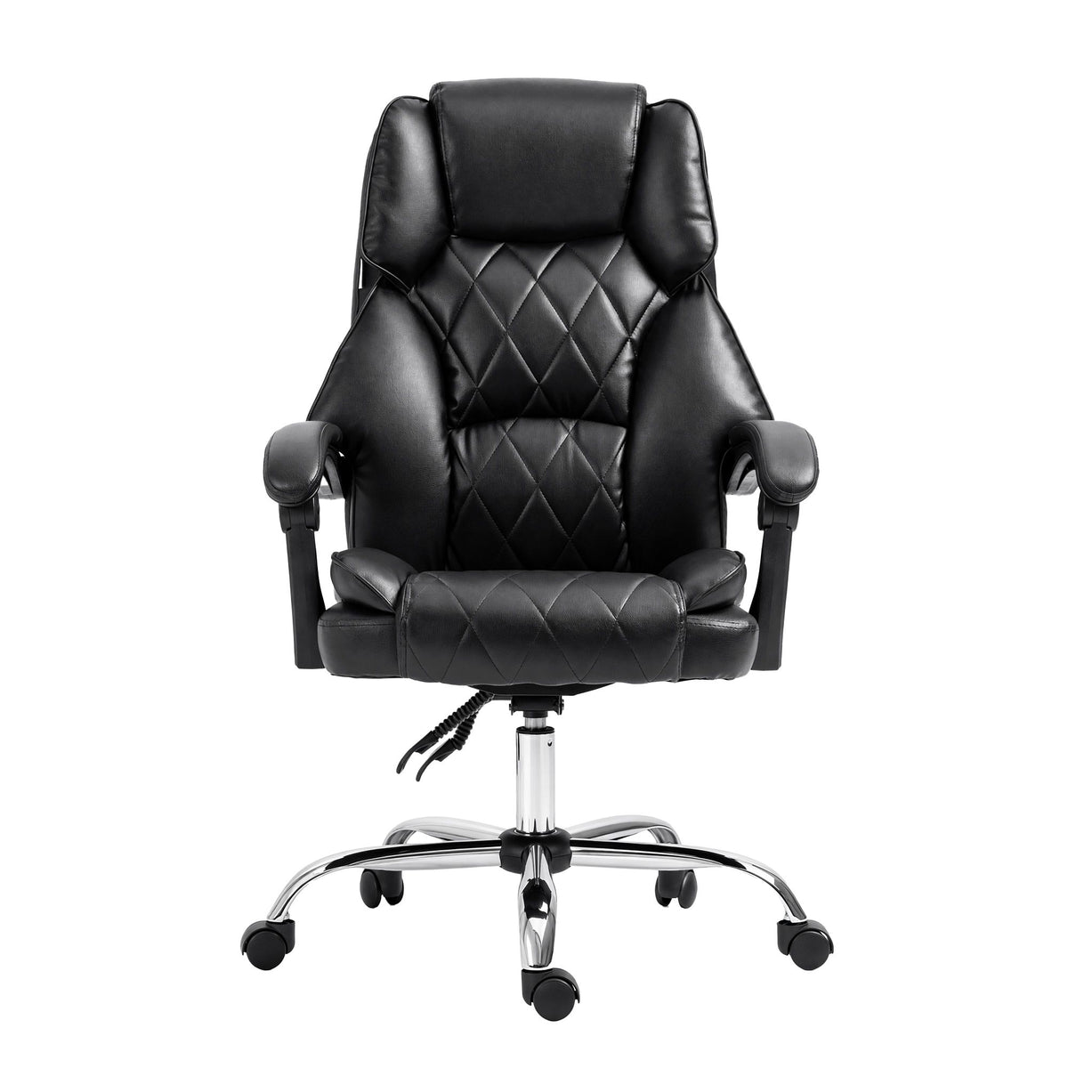Artiss Executive Office Chair Leather Recliner Black