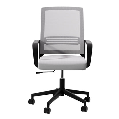 Artiss Mesh Office Chair Computer Gaming Desk Chairs Work Study Mid Back Grey