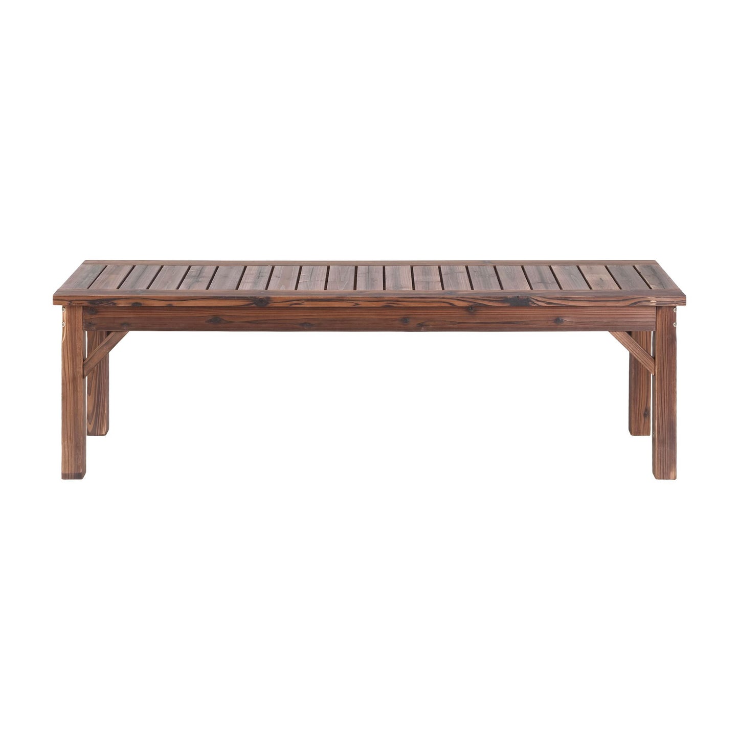 Gardeon Garden Benches Garden Seating Backless Timber Seat 150cm Brown