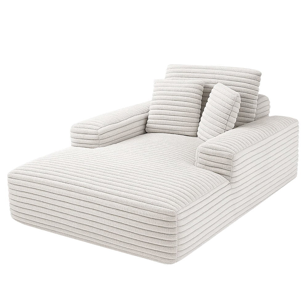 Artiss Sofa Bed Lounge Chair Recliner Couch Reading Chairs Sleeper Cloud Sofas Faux Fur Fabric