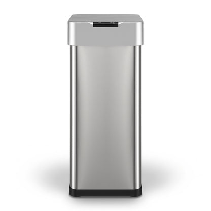 Devanti 50L Motion Sensor Bin Rubbish Bins Kitchen Automatic Trash Can Silver
