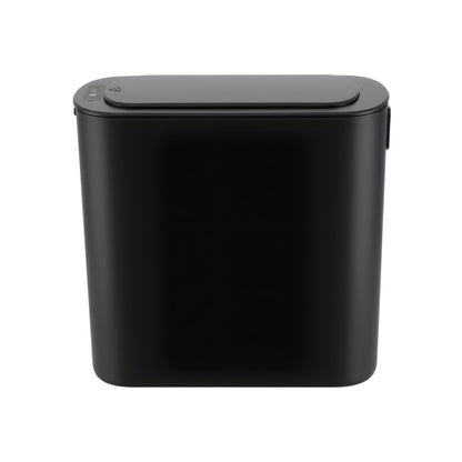 Devanti Automatic Trash Bin with Lid 11L Motion Sensor Kitchen Bin Touchless Garbage Can Modern Black Plastic Slim Rubbish Bin with Liner Holder for Kitchen, Home, Office