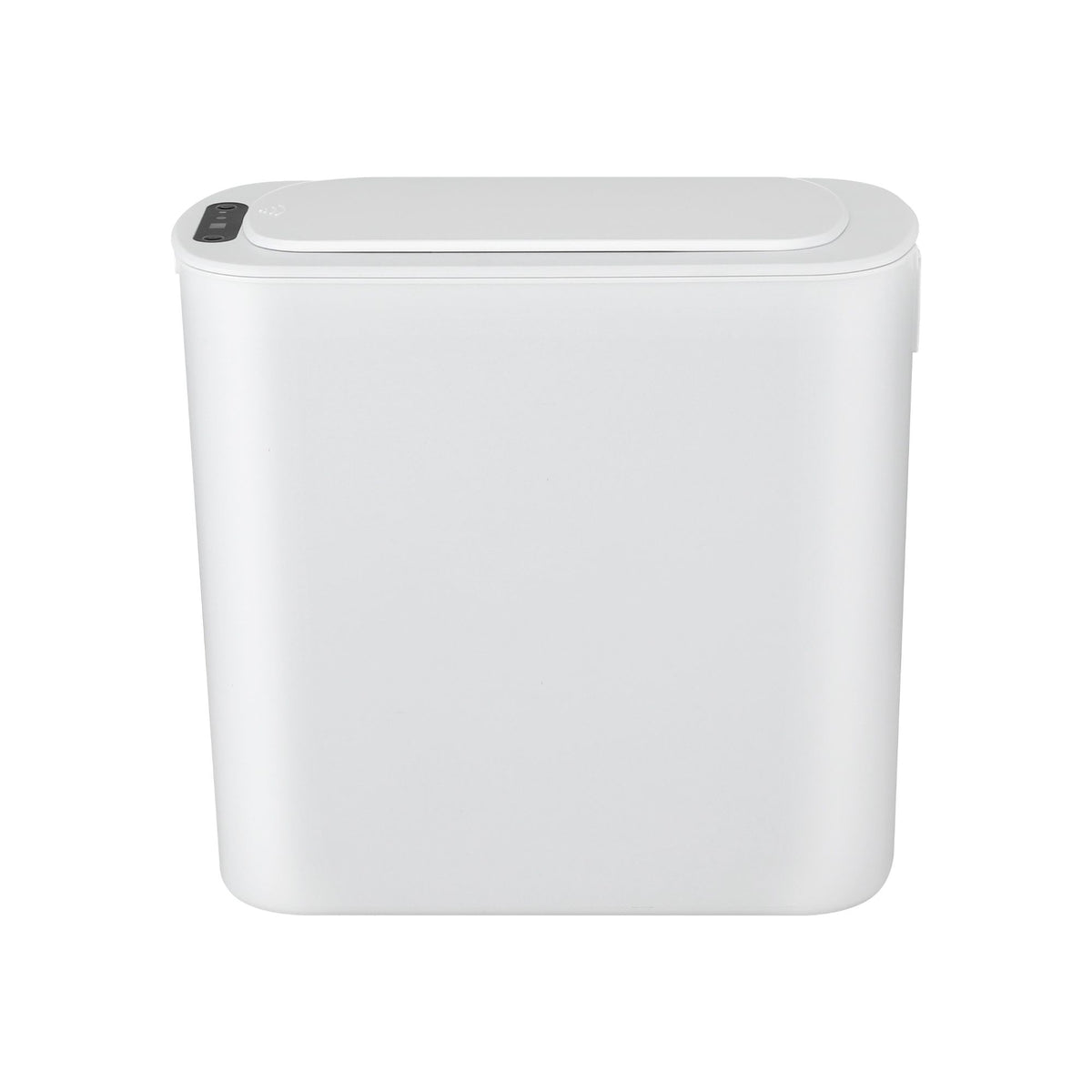 Devanti Automatic Trash Bin with Lid 11L Motion Sensor Kitchen Bin Touchless Garbage Can Modern White Plastic Slim Rubbish Bin with Liner Holder for Kitchen, Home, Office