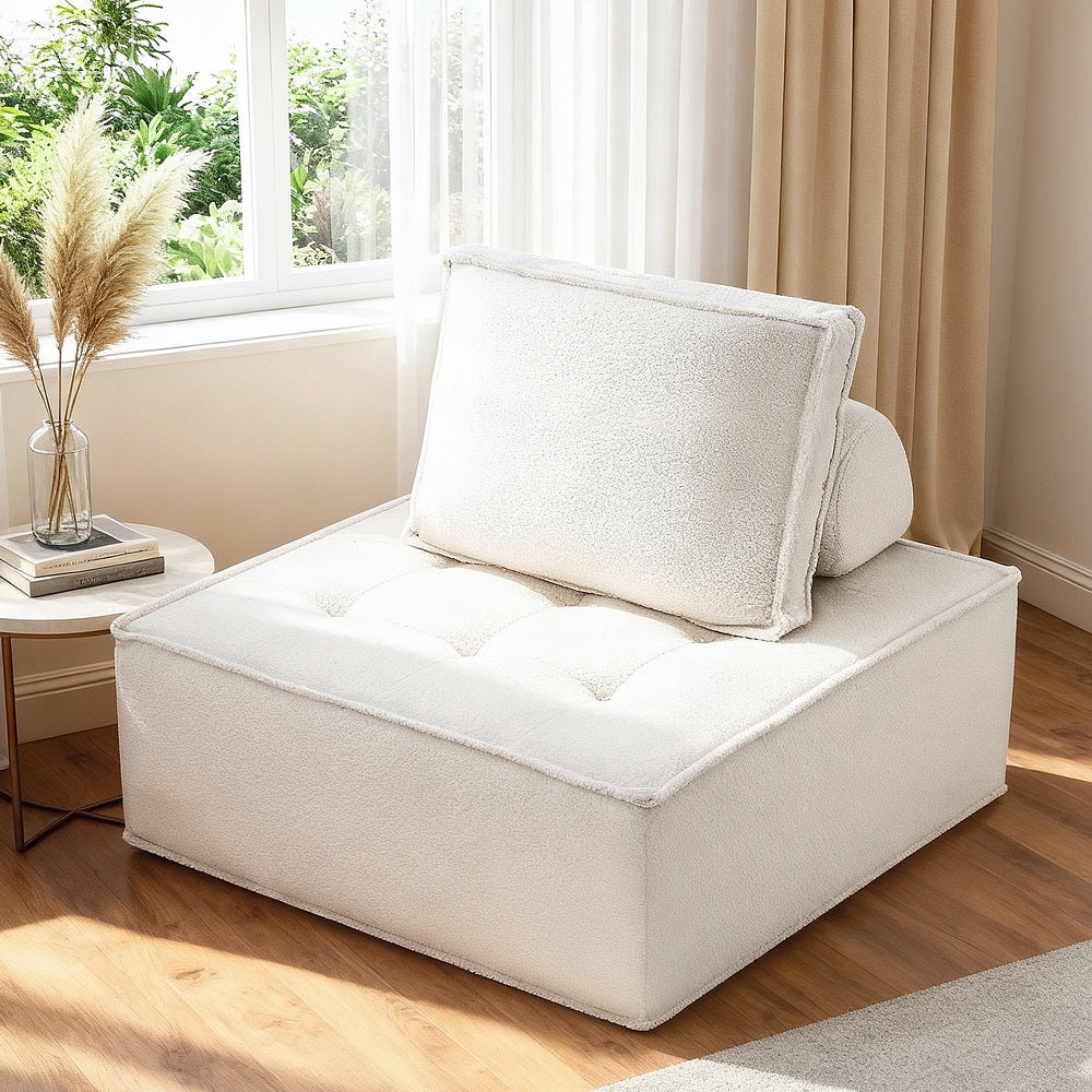 Artiss Floor Sofa Lounge Chair with Pillow
