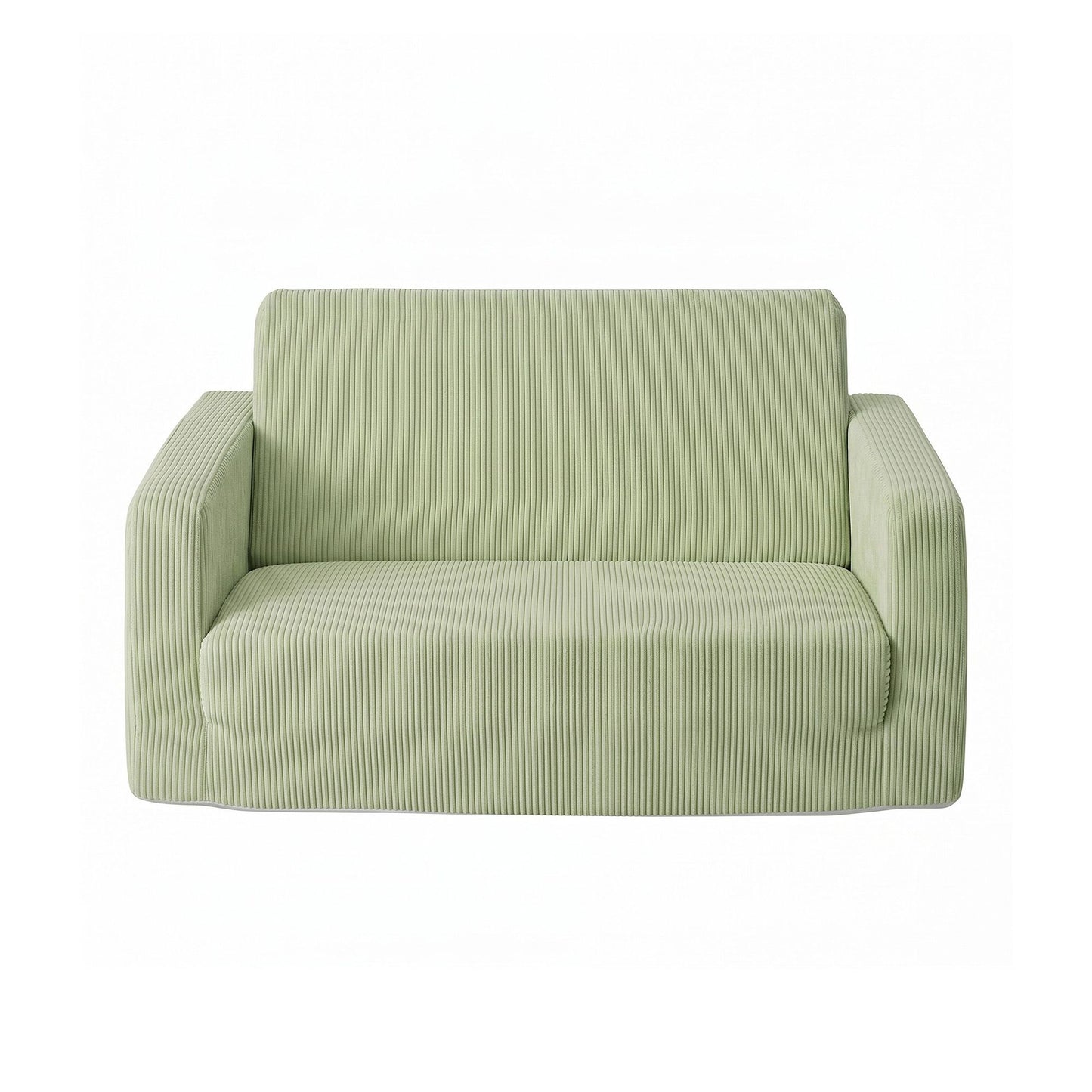 Artiss 2-in-1 Sofa Foam Couch with Side Pocket Light Green