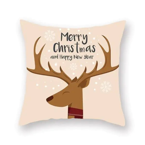 Super Soft Plush Christmas Digital Print Sofa Pillowcase