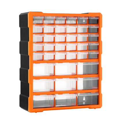Giantz 39-Drawer Tool Storage Cabinet Anti-Drop Hardware Organizer
