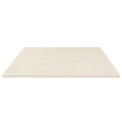 Giselle Bedding Double Latex Mattress Topper 7-Zone Natural Latex Core Breathable 5cm