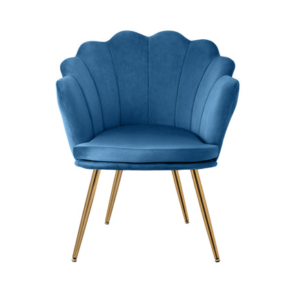 Artiss Armchair Velvet Blue Callista