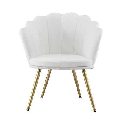 Artiss Armchair Teddy Fleece White Callista