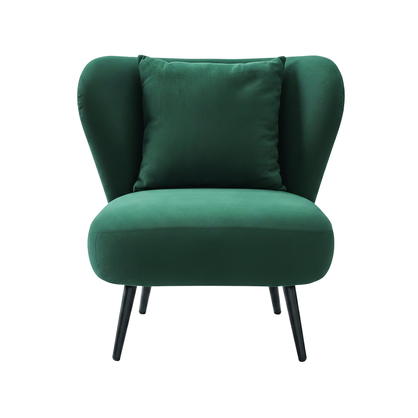 Artiss Armchair Accent Chair Lounge Tub Sofa Couch Corduroy Velvet Green