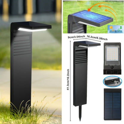 solar path lights, 2-pack, warm white cool white, four lighting modes, outdoor lighting, garden lights, driveway lights, lawn lights, Australian outdoor decor, eco-friendly path lights - Black - Size 2pcs