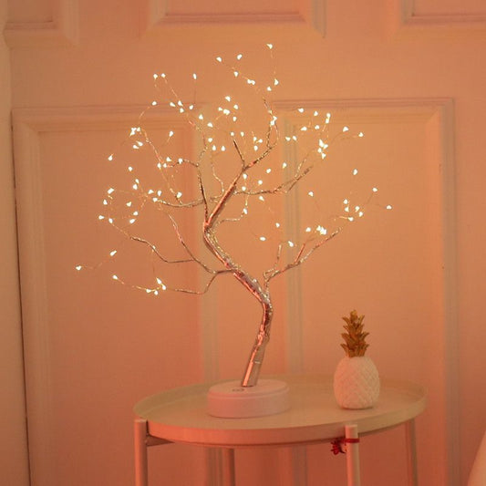Pearl Night Light Tree, LED Decorative Lamp, Bedroom Decoration, Couple Bedroom, Entryway Decoration, Bedside Lamp, Christmas Decoration, Halloween Decoration, Thanksgiving Decoration, Australian Home Decor - tree - Size 4