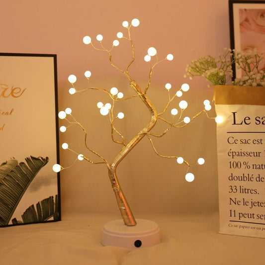 Pearl Night Light Tree, LED Decorative Lamp, Bedroom Decoration, Couple Bedroom, Entryway Decoration, Bedside Lamp, Christmas Decoration, Halloween Decoration, Thanksgiving Decoration, Australian Home Decor - tree - Size 5