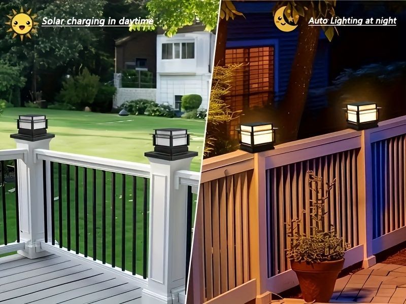 solar post cap lights, outdoor LED lights, nickel batteries, IPX4 water resistant, garden lighting, porch lighting, patio lighting, staircase lighting, Australian outdoor decor, eco-friendly garden lights, automatic dusk to dawn, fence post lights, solar