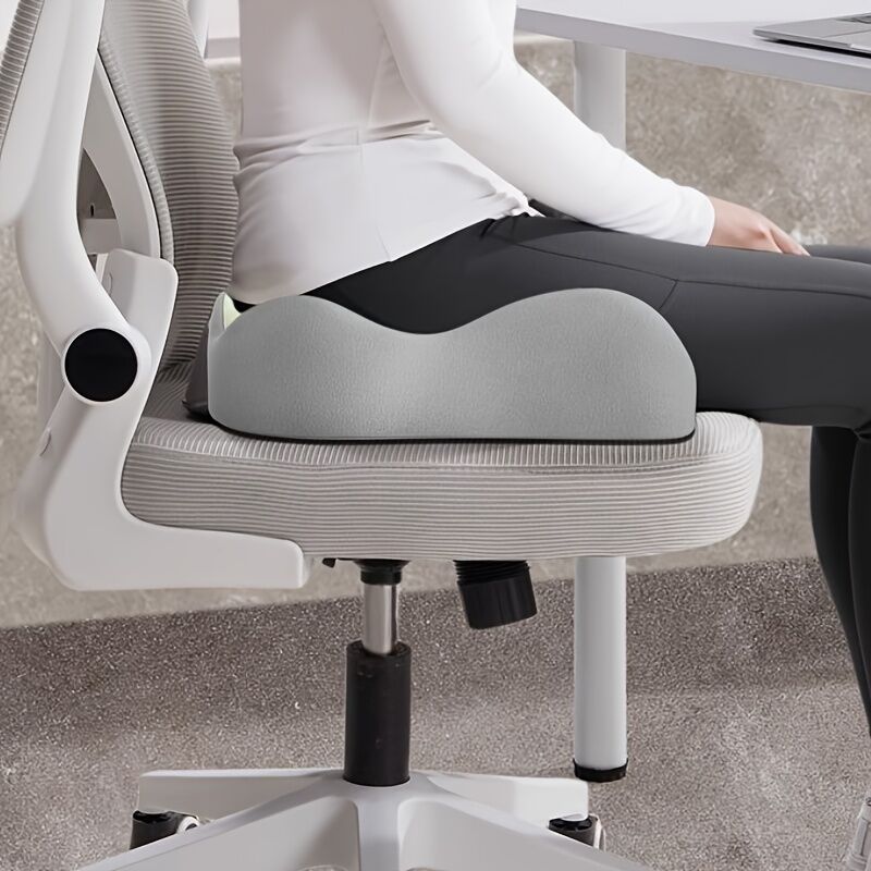 black**Waist Support and Seat Cushion Combo: Scientifically Supports the Back, Breathable and Pressure-Relieving, Comfortable for 8 Hours of Sitting**