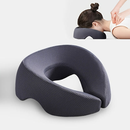 GREY Soft O-shaped/U-shaped Face Pillow for Beauty Salons/Spa Massage, Ergonomic Face Pillow, Multi-functional Suitable for Adult Facial Care and Relaxation, Multi-functional Neck and Face Support Comfort Face Pillow