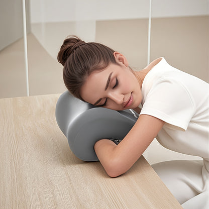 Ergonomic Multi-functional Nap Pillow - Desk Rest Pillow with Neck/Side Support, Memory Foam Cushion for Office, Home & Travel(GRAY)