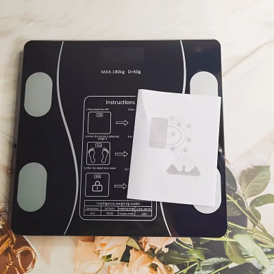 Smart Electronic Scale | UAEUUI Body Fat Scale, Bathroom Scale, Small Household Scale, with LCD Digital Display, Wireless, Battery Powered
