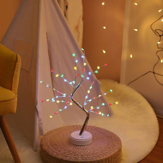 Pearl Night Light Tree, LED Decorative Lamp, Bedroom Decoration, Couple Bedroom, Entryway Decoration, Bedside Lamp, Christmas Decoration, Halloween Decoration, Thanksgiving Decoration, Australian Home Decor - tree - Size 2