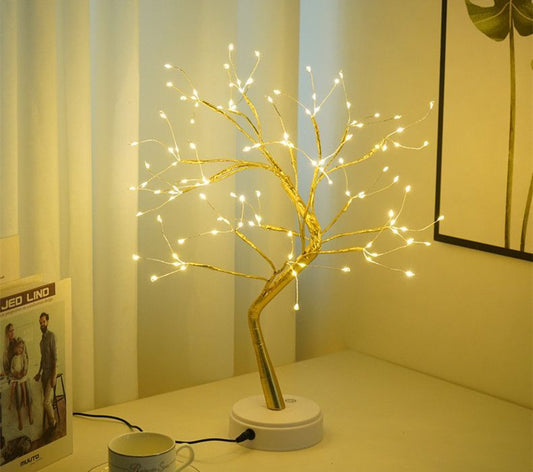 Pearl Night Light Tree, LED Decorative Lamp, Bedroom Decoration, Couple Bedroom, Entryway Decoration, Bedside Lamp, Christmas Decoration, Halloween Decoration, Thanksgiving Decoration, Australian Home Decor - tree - Size 3