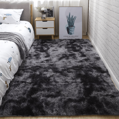 1 piece 200 * 160cm, soft plush carpet, non-slip plush fluffy carpet, tie-dye living room carpet, suitable for dormitory home decoration, pet-friendly bedroom living room carpet, home decoration, room decoration