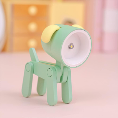 Bendable Animal Night Light 3-Pack – Mini LED Desk Lamp with Warm White Glow | Choose Your Color | Posable Joints for Kids, Students, Bedside & Gifts（green）| Please choose 3 items to complete your purchase