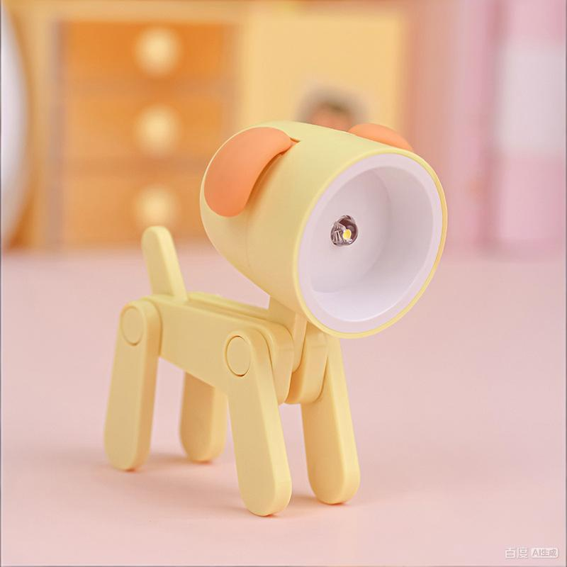 Bendable Animal Night Light 3-Pack – Mini LED Desk Lamp with Warm White Glow | Choose Your Color | Posable Joints for Kids, Students, Bedside & Gifts（yellow）| Please choose 3 items to complete your purchase