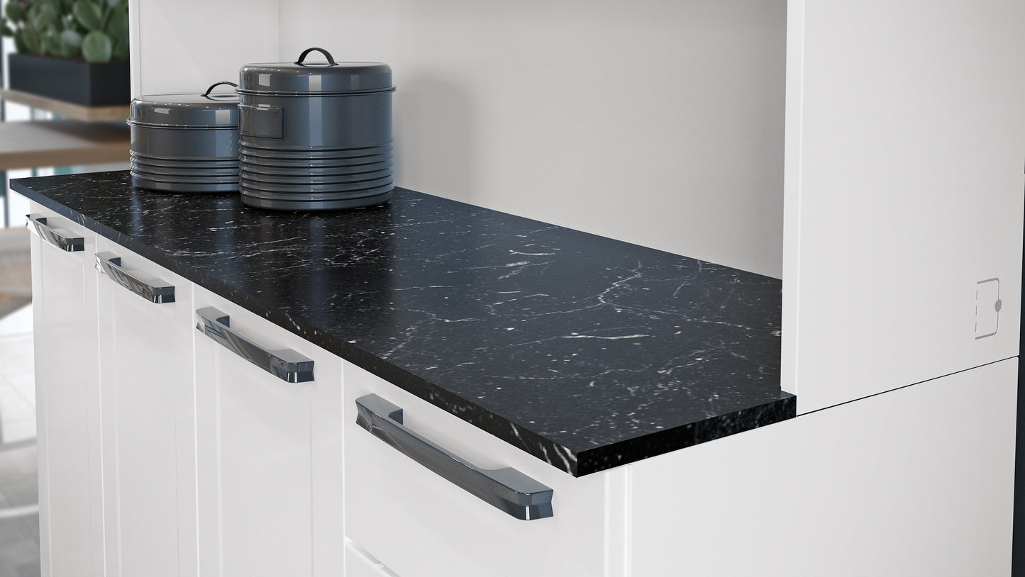 Free Standing White Flat Pack DIY Steel Kitchen Cupboard/Pantry with 8 Doors + 2 Drawers - Florenca