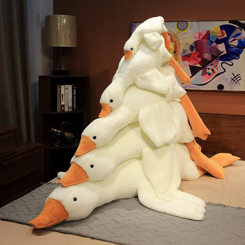 Giant White Goose Plush Stuffed Animal 160cm Duck Pillow