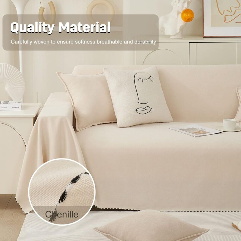 Stretch Sofa Cover Sofa Towel Decoration Universal Four Seasons Woven Sofa Towel Sofa Protector For Home Pets Kids 180