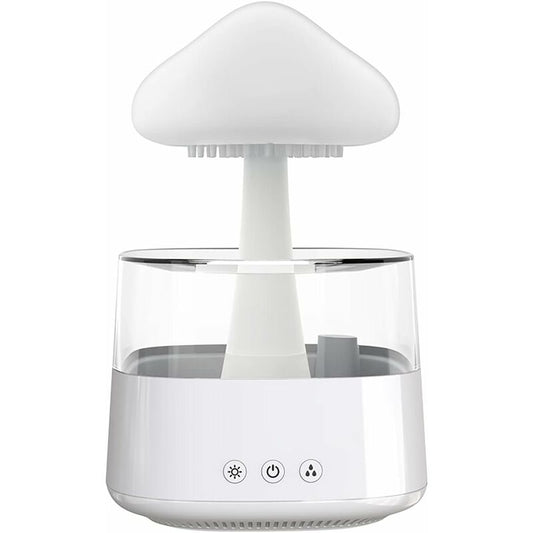 Rain Cloud Humidifier, Essential Oil Diffuser, Cute Mushroom Night Light With 7 Color Changing, Desktop Fountain, Sound