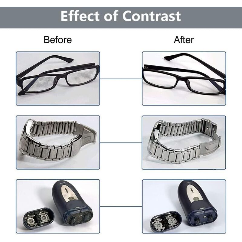Ultrasonic Cleaner 350Ml Glasses Cleaner Ultrasonic Bath For Glasses Jewelry Watches Rings Necklaces Razors Dentures