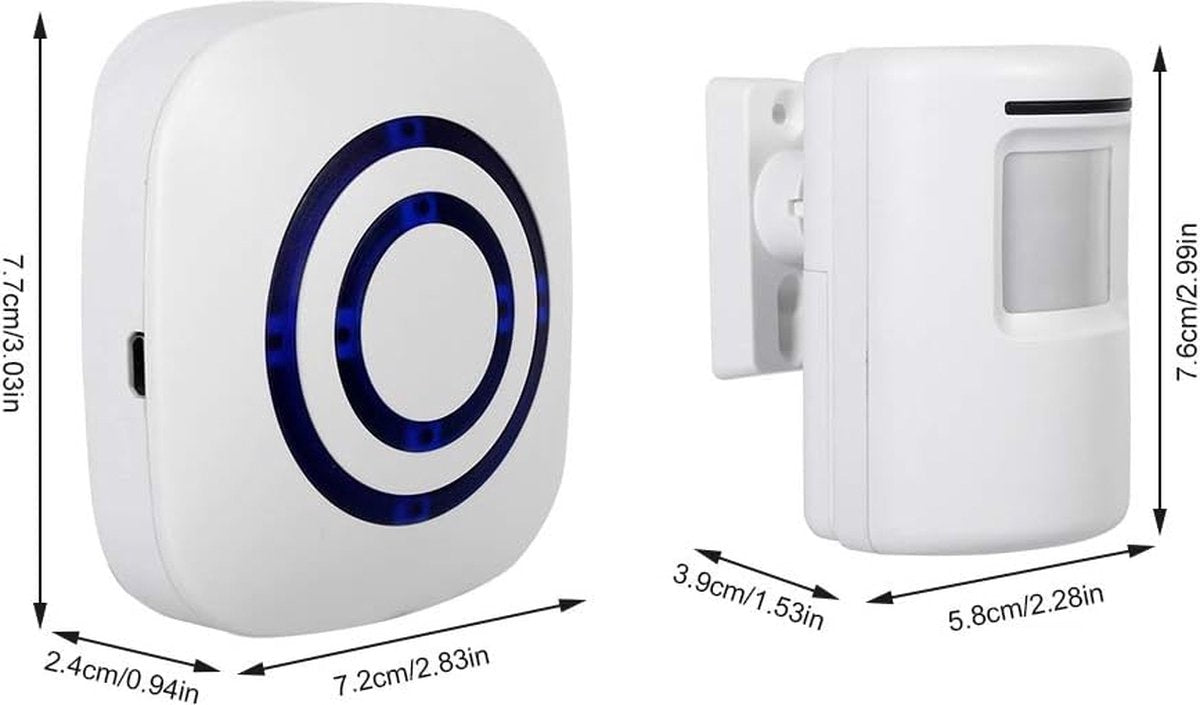 Entry detector - Passage detector - Wireless entry detector - Entry detector - Security