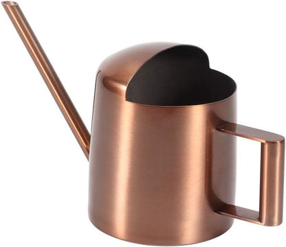 Small 300ml stainless steel watering can with long spout - ideal for flowers and household use