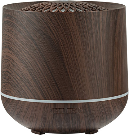 Humidifiers - Aromatherapy Humidifier - 300ml Diffuser - Air Humidifier - Room Humidifier - 7-Color LED - Light and Automatic Shut-Off - Essential Oil Diffuser for Home and Office (Dark)