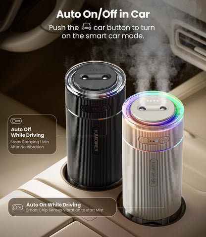 Humidifiers - Air humidifier - Bedroom humidifier - Mini desktop humidifier for travel, office, or children's room - Wit
