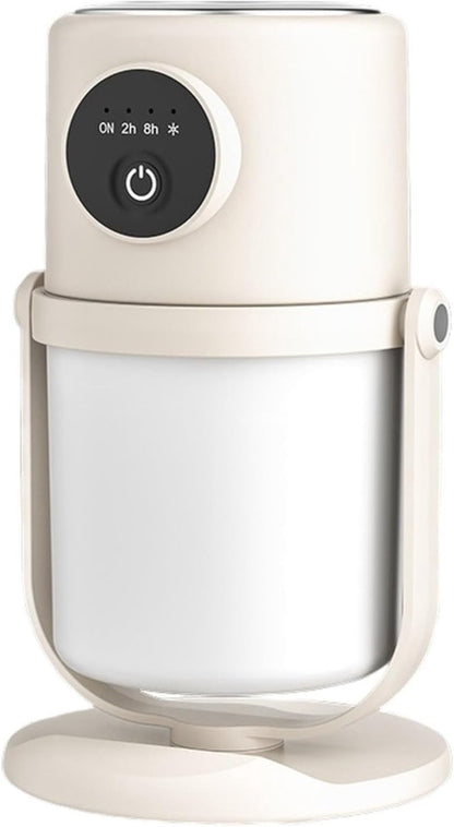 Humidifiers - Bedroom Humidifier - Cool Mist Humidifier - 280ml USB Desktop Humidifier with Night Light for Bedroom - Quiet Operation - Automatic Shut-Off - Timer
