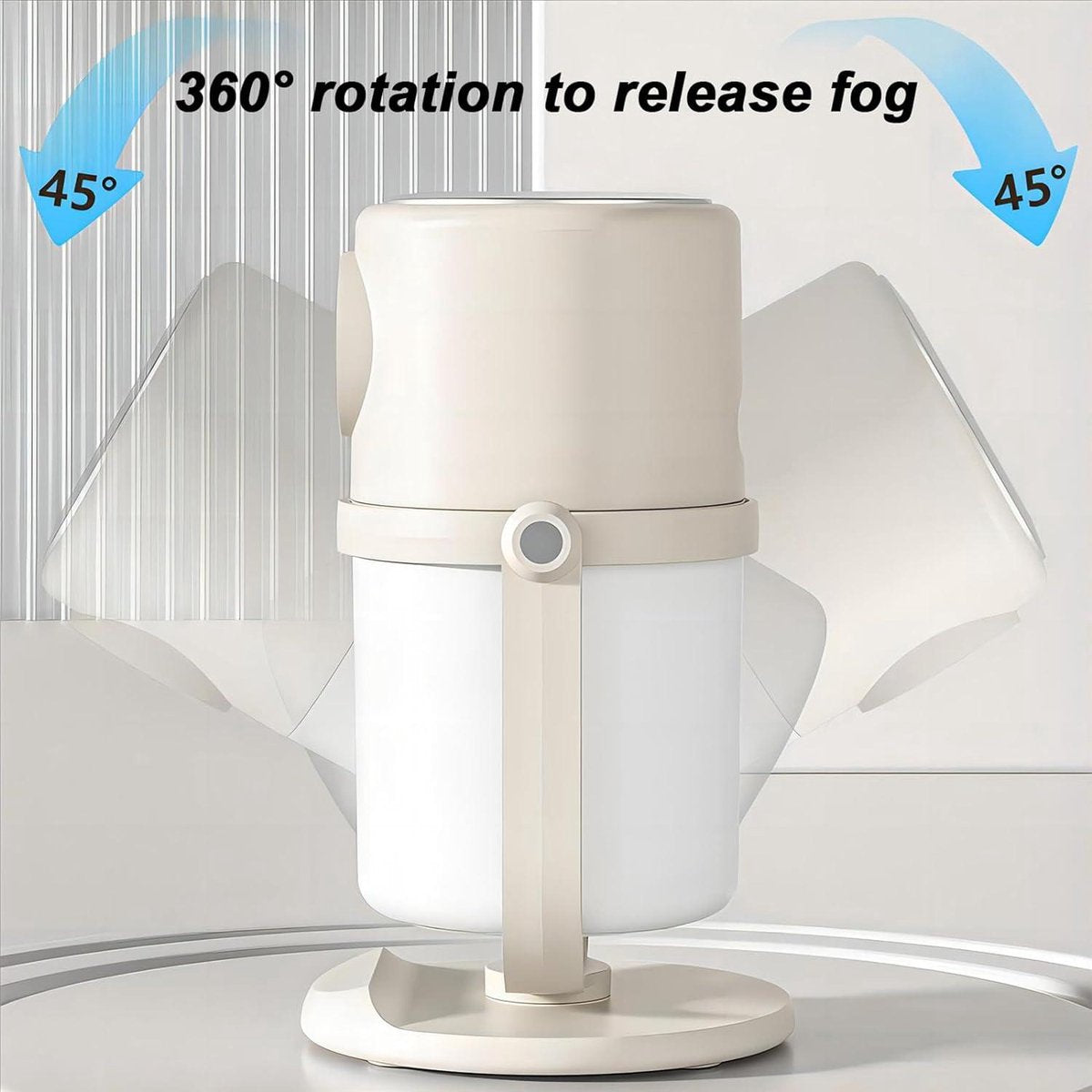 Humidifiers - Bedroom Humidifier - Cool Mist Humidifier - 280ml USB Desktop Humidifier with Night Light for Bedroom - Quiet Operation - Automatic Shut-Off - Timer